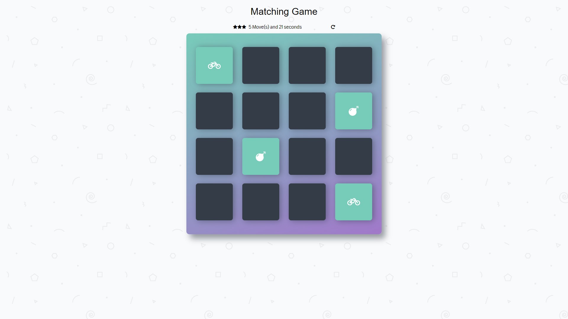 Udacity - Matching Memory Game